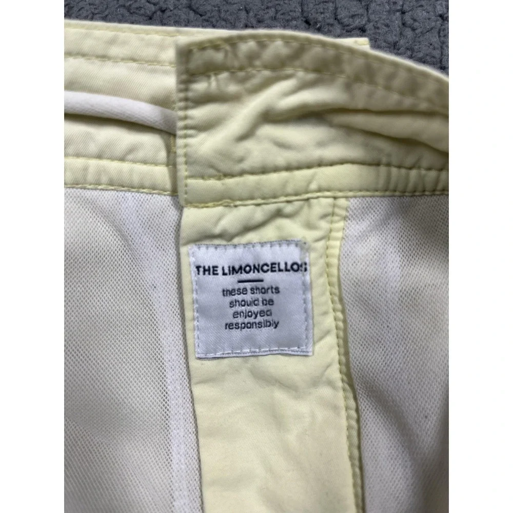 MR MARVIS Swim Shorts Mens Large Yellow The Limoncello Mesh Lined Drawstring